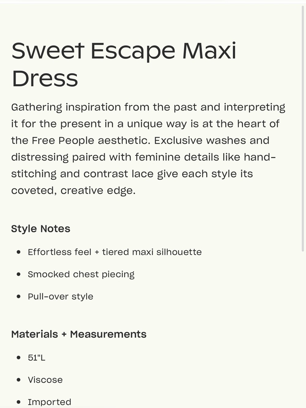 Free People Sweet Escape Maxi Dress Floral Romantic Boho Fairy , small - Picture 7 of 15